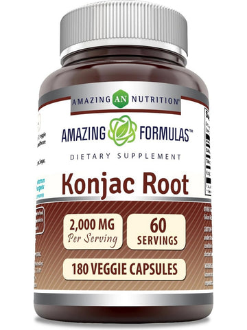 Amazing Formulas, Konjac Root, 2000 mg, 180 Veggie Capsules