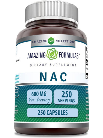 Amazing Formulas, NAC, 600 mg, 250 Capsules