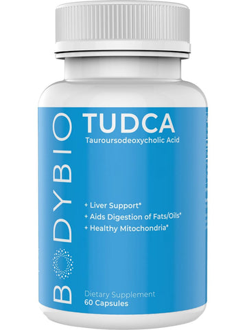 BodyBio, TUDCA (Tauroursodeoxycholic Acid), 60 Capsules