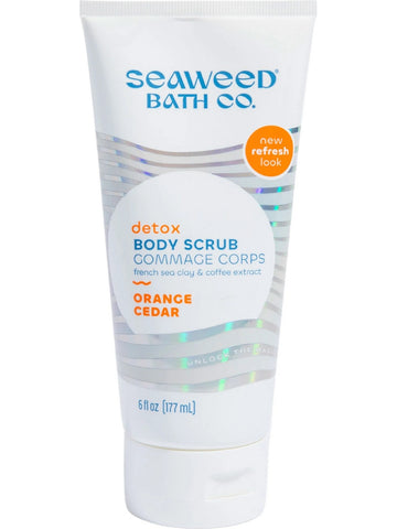 Seaweed Bath Co., Detox Body Scrub, Orange Cedar, 6 fl oz