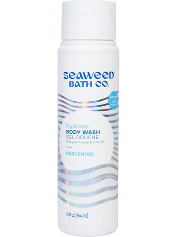Seaweed Bath Co., Hydrate Body Wash, Unscented, 12 fl oz