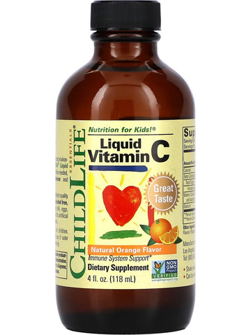 ChildLife Essentials, Liquid Vitamin C, Natural Orange, 4 fl oz