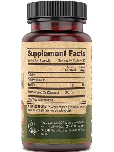 DEVA Nutrition, Vegan Pumpkin Seed Oil, 90 Vegan Caps