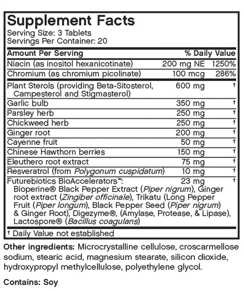 Futurebiotics, Cholesta-Lo, 60 Vegetarian Tablets