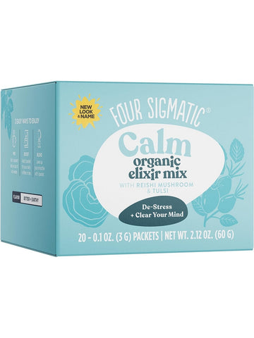 Four Sigmatic, Calm Organic Elixir Mix with Reishi Mushroom and Tulsi, 20 Packets