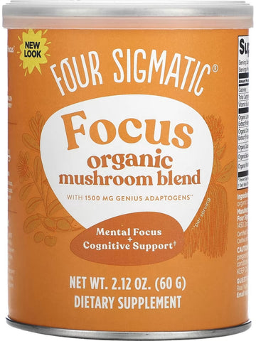 Four Sigmatic, Focus Organic Mushroom Blend, 2.12 oz