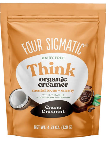 Four Sigmatic, Think Organic Creamer, Cacao Coconut, 4.23 oz