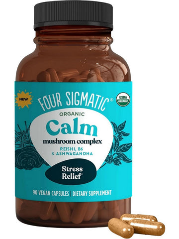 Four Sigmatic, Organic Calm Mushroom Complex, 90 Vegan Capsules