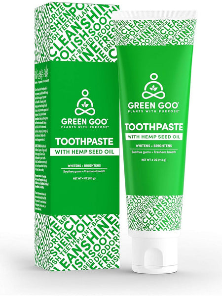 Green Goo, Toothpaste with Hemp Seed Oil, 4 oz