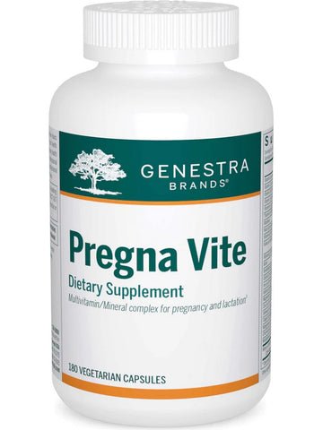 Genestra, Pregna Vite Dietary Supplement, 180 Vegetarian Capsules