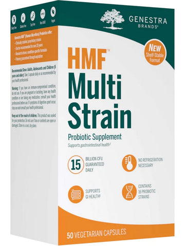 Genestra, HMF Multi Strain Probiotic Supplement, 50 Vegetarian Capsules