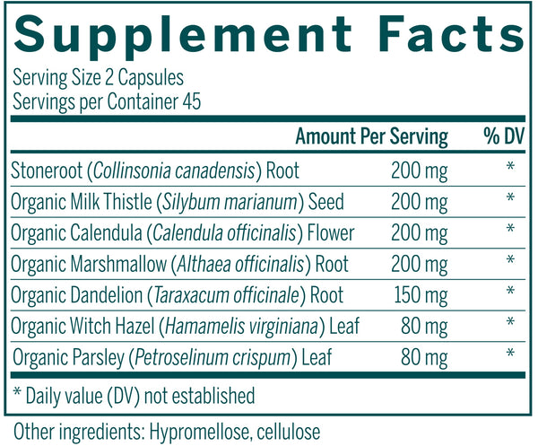 Genestra, Collinsonia Formula Dietary Supplement, 90 Vegetarian Capsules