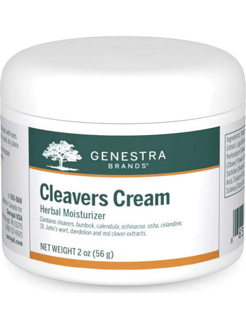 Genestra, Cleavers Cream Herbal Moisturizer, 2 oz
