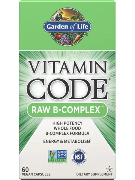 Garden of Life, Vitamin Code, Raw B-Complex, 60 Vegan Capsules