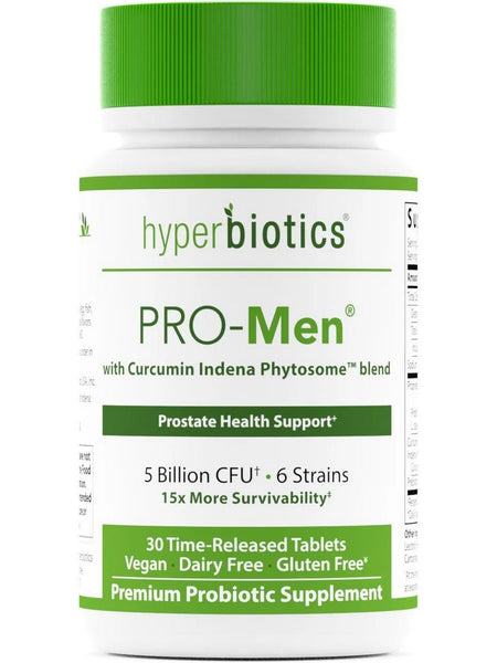 Hyperbiotics, PRO-Men with Curcumin Indena Phytosome blend, 30 Time-Release Tablets
