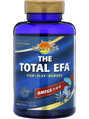 Nature's Life, The Total EFA, 1200 mg, 90 Softgels