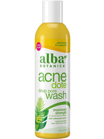 Alba Botanica, Acnedote Deep Pore Wash, 6 fl oz