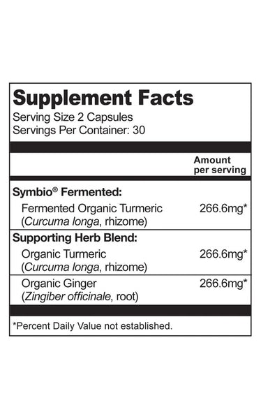 Living Alchemy, Ferment Active Turmeric Inflammatory Response, 60 Vegan Capsules