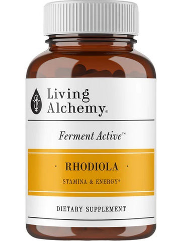Living Alchemy, Ferment Active Rhodiola Stamina and Energy, 60 Vegan Capsules