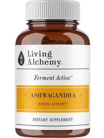 Living Alchemy, Ferment Active Ashwagandha Stress Support, 60 Vegan Capsules
