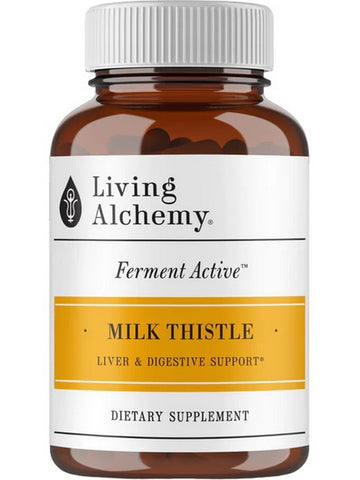 Living Alchemy, Ferment Active Milk Thistle Liver and Digestive Support, 60 Vegan Capsules