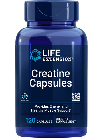 Life Extension, Creatine Capsules, 120 capsules
