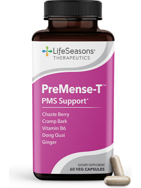 LifeSeasons, PreMense-T PMS Support, 60 Vegetarian Capsules