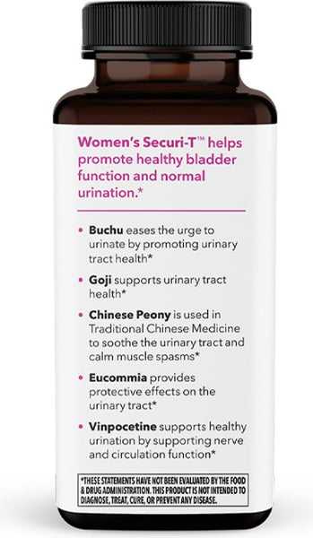 LifeSeasons, Securi-T Incontinence Support for Women, 60 Vegetarian Capsules