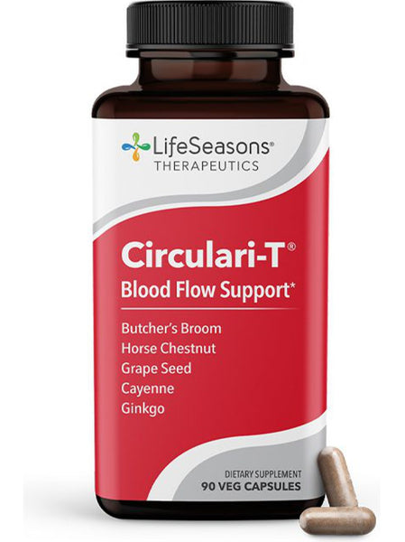 LifeSeasons, Circulari-T Blood Circulation Support, 90 Vegetarian Capsules