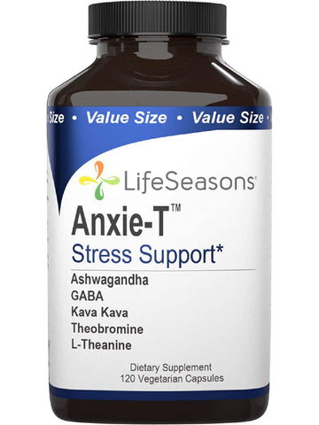LifeSeasons, Anxie-T Stress Support Value Size, 120 Vegetarian Capsules