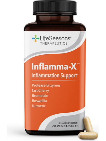 LifeSeasons, Inflamma-X Inflammation Support, 60 Vegetarian Capsules