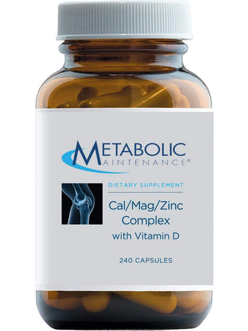 Metabolic Maintenance, Cal/Mag/Zinc Complex with Vitamin D, 240 capsules