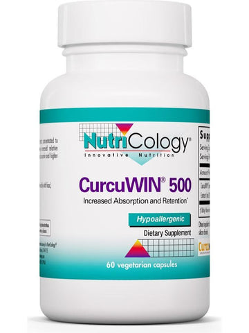 NutriCology, CurcuWIN 500, 60 Vegetarian Capsules