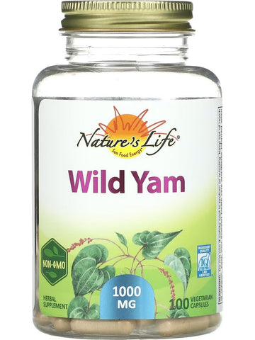 Nature's Life, Wild Yam, 1000 mg, 100 Vegetarian Capsules