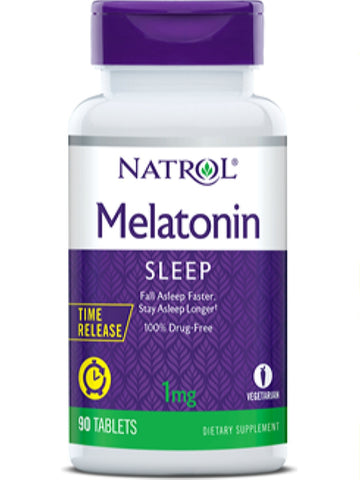 Natrol, Melatonin, 1mg Time Release, 90 ct
