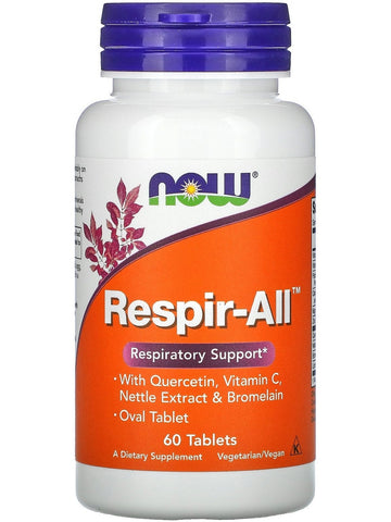 NOW Foods, Respir-All™, 60 tablets