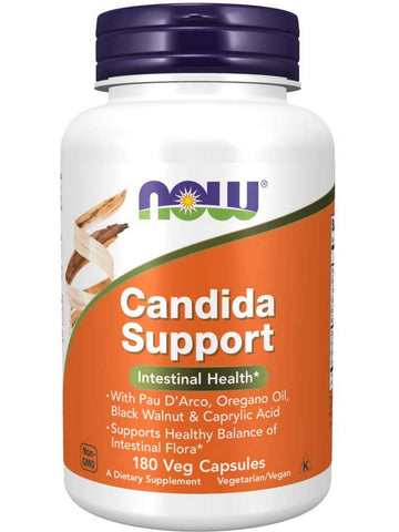 NOW Foods, Candida Support, 180 veg capsules