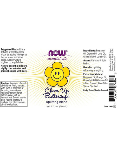 NOW Foods, Cheer Up Buttercup! Uplifting Blend, 1 fl oz