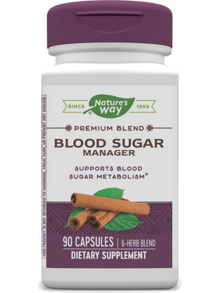 Nature's Way, Blood Sugar Manager, 90 capsules