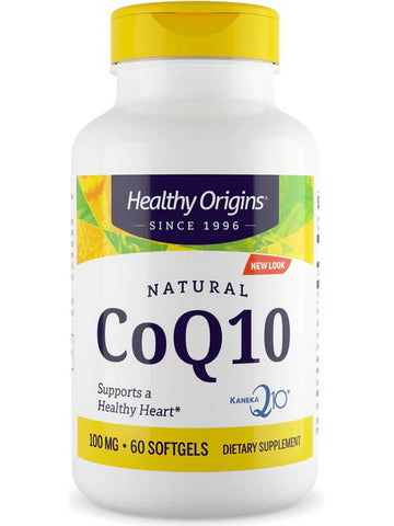 Healthy Origins, Natural CoQ10, 100 mg, 60 Softgels