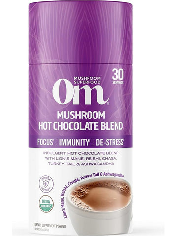 Om Mushroom Superfood, Mushroom Hot Chocolate Blend, 8.47 oz