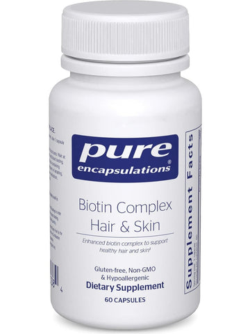 Pure Encapsulations, Biotin Complex Hair & Skin, 60 caps