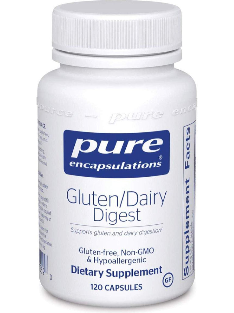 Pure Encapsulations, Gluten/Dairy Digest, 120 caps