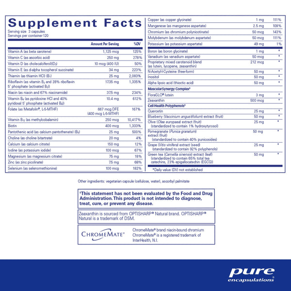 Pure Encapsulations, Polyphenol Nutrients, 360 vcaps