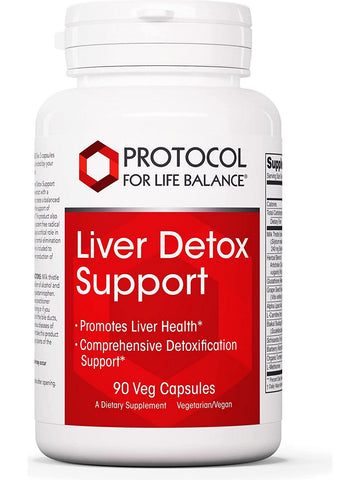 Protocol For Life Balance, Liver Detox Support, 90 Veg Capsules