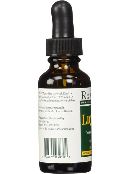 Rx Vitamins, Liqui-D3, 1 fl oz