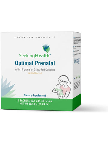 Seeking Health, Optimal Prenatal with Collagen, 15 Satchets