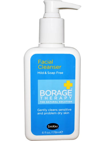ShiKai, Borage Therapy Facial Cleanser Mild & Soap Free, 6 fl oz