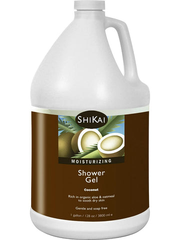 ShiKai, Moisturizing Shower Gel, Coconut, 1 gallon