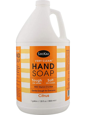 ShiKai, Very Clean Hand Soap, Citrus, 1 gallon